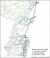 Kaart met locaties waar Keizerarend Artemisia getagd is (Bron: Birdlife Österreich) · Keizerarend